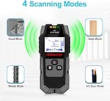 HANMATEK SF2 4 in 1 Stud Finder Wall Scanner Depth Tracker Wood Metal Cables view 4