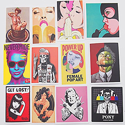 image for Vetroo Car Stickers Set Motorcycle Bicycle Luggage Laptop Decal Graffi