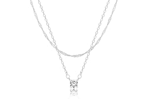 Pancert Gold Necklace for Women 14K Gold/Silver Plated Choker Diamond Necklace Set for Women Simple Dainty CZ Gold Chain Trendy Jewelry Accessories