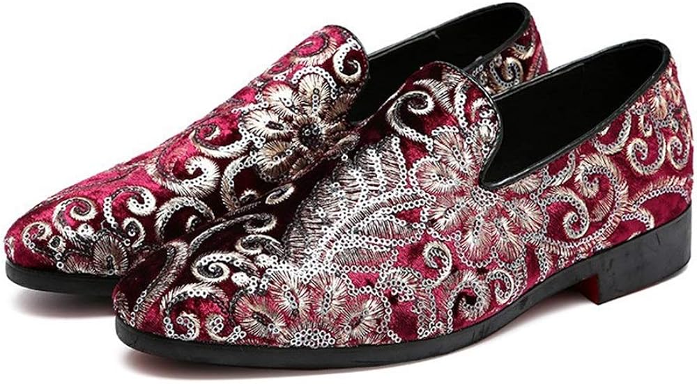 XYZDZ Hohe Qualität Mode Oxford Herren Smoking Loafers Tip Toe Canvas