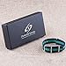 Clockwork Synergy® Classic Nylon Ballistic watch straps bands (20mm, Navy/Green)