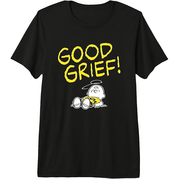 Amazon.com: Peanuts - Charlie Brown Good Grief T-Shirt : Clothing