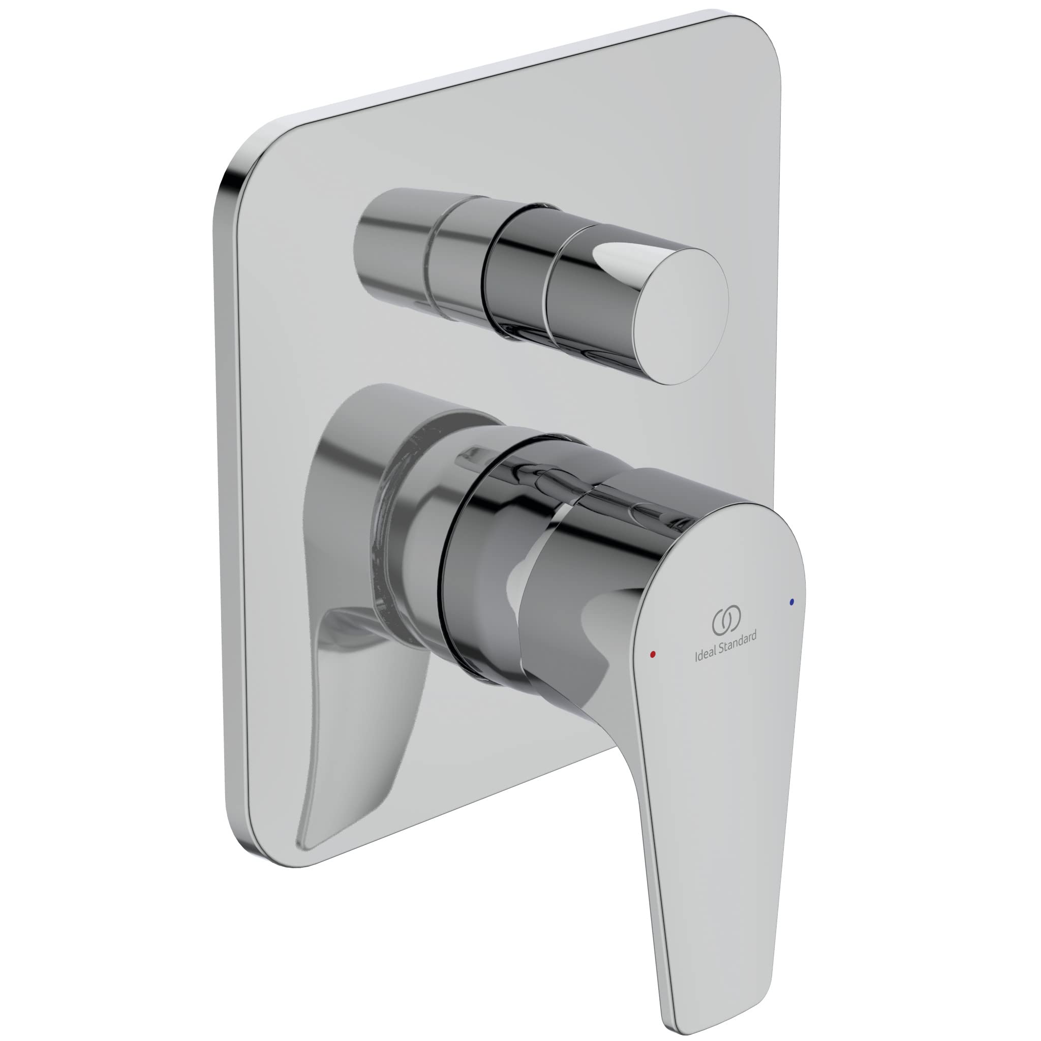 Ideal Standard - Cerafine D, Single-Lever Mixer for Built-in Bathtub or Shower, Two-Way, External Parts, Chrome