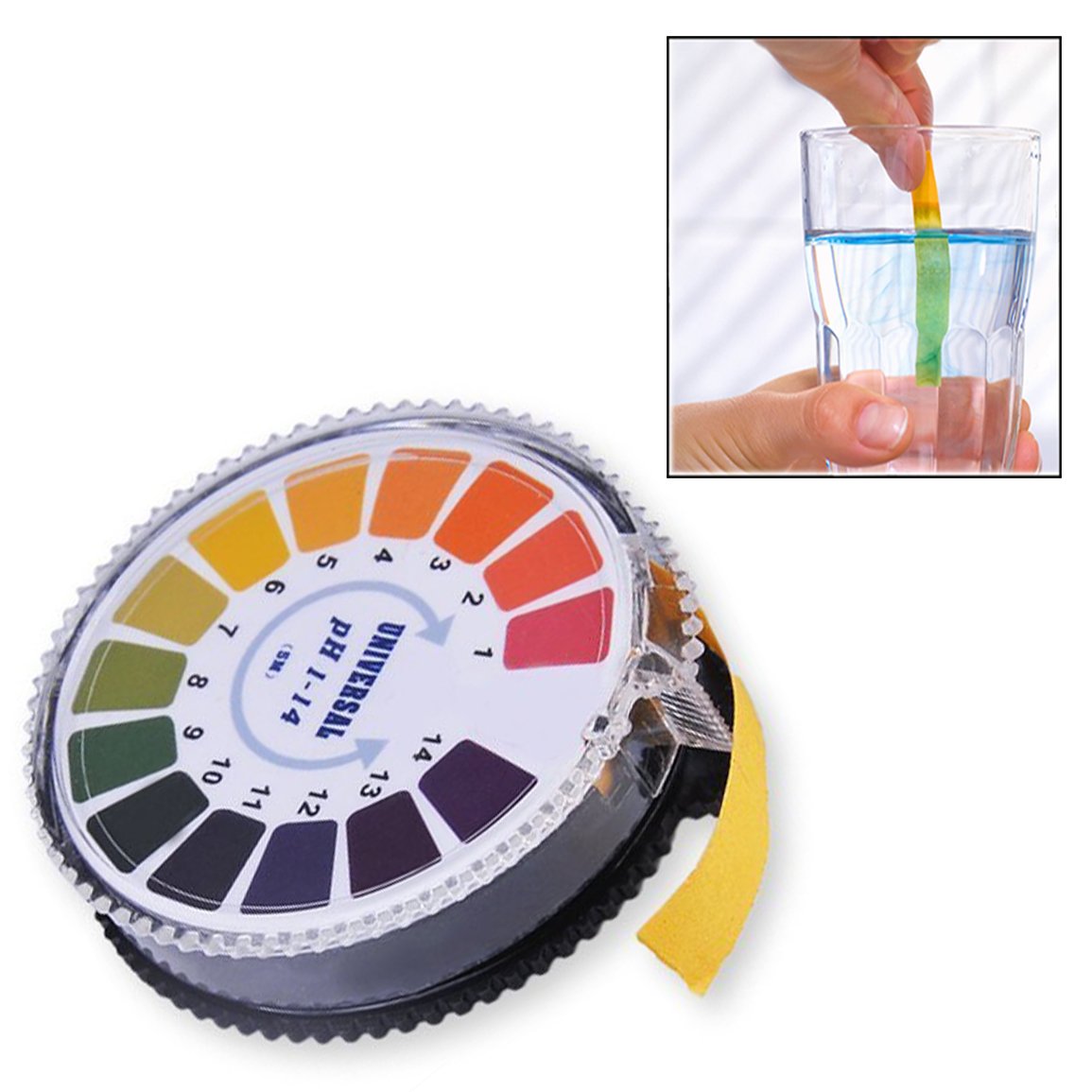 Set Di 80 Strisce Reattive Carta PH | Gamma Completa 1-14 | Test Universale Per Acqua, Latte, Acquario, Piscina, Saliva E Urina