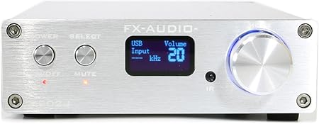 Amazon Co Jp Fx Audio D802j シルバー ハイレゾ対応 三系統デジタル入力 フルデジタルアンプ リモコン付属 オリジナルモデル 家電 カメラ