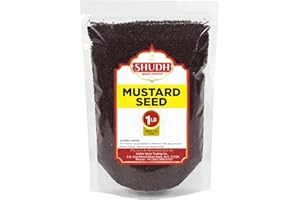 JIMIDAR Black Mustard Seed 1 LB | 16 oz | Whole Spice (Kali Rai) ~ All Natural | Gluten Friendly | NON-GMO | Vegan | Indian Origin