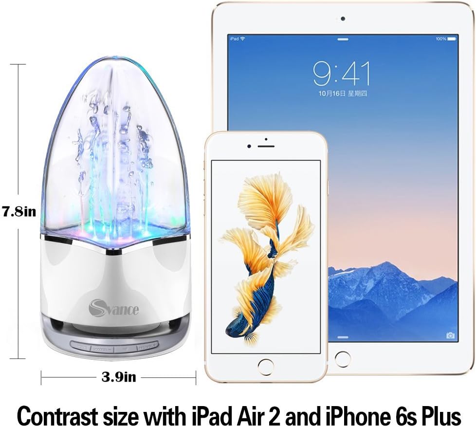 svance dancing water speaker