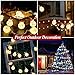 16ft Christmas String Lights Christmas Lights Decorations Snowman 30 LED Lights Battery Operated Indoor Outdoor Christmas Decor for Xmas Tree Lawn Patio Garden Home Wedding Party, Warm White