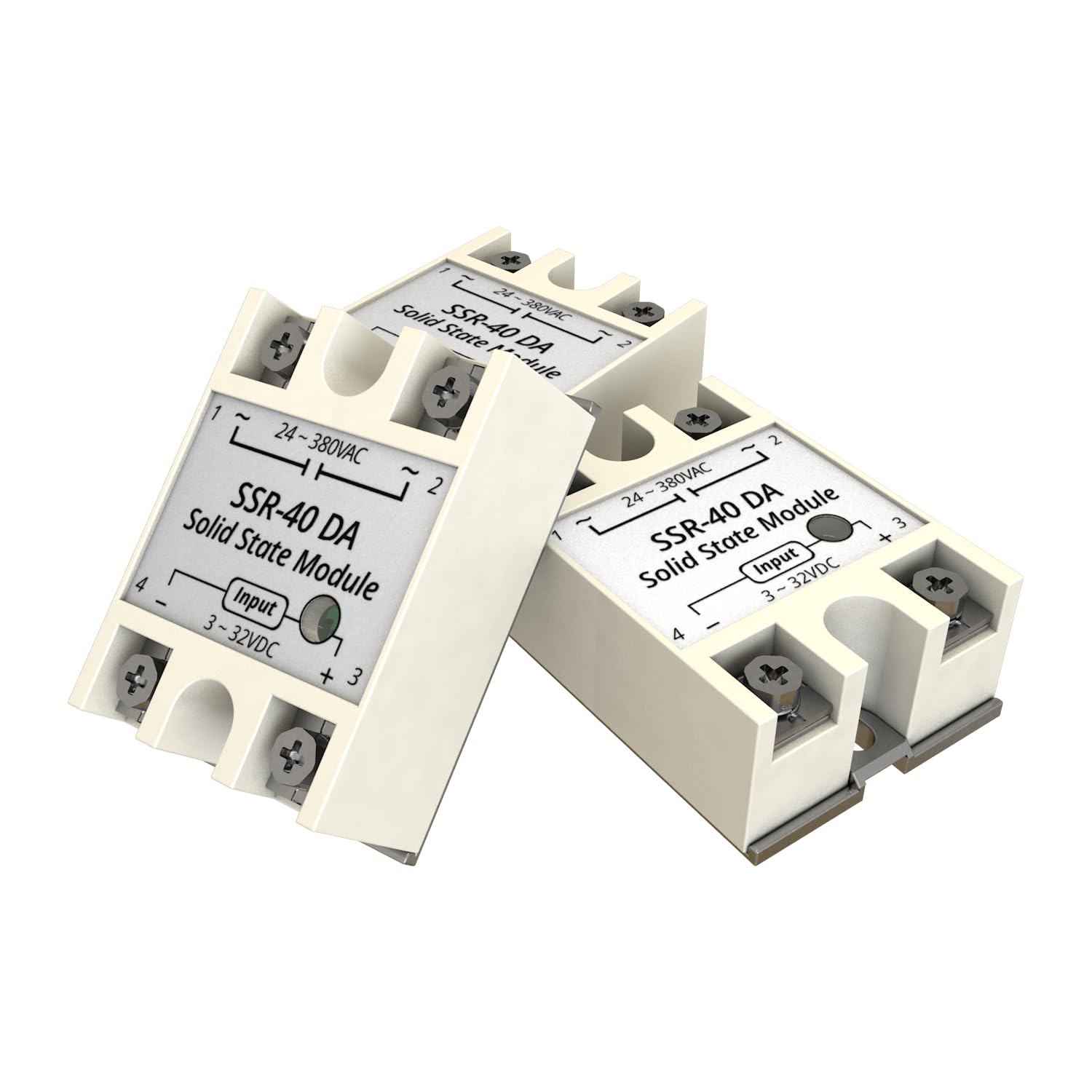 YQSIYU SSR-40DA Single Phase Solid State Relay 40A