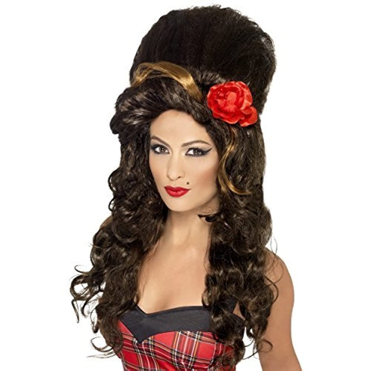 Smiffys Rehab Babe Beehive Wig