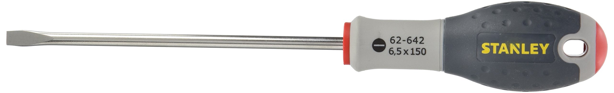 Stanley FMHT0-62642 Screwdriver Flared with Soft Grip, Multi-Colour, 6.5 x 150 mm