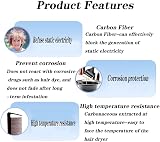 CCLKHY Black Carbon Fiber Pin Tail Comb Anti Static Parting Teasing Comb All view 2