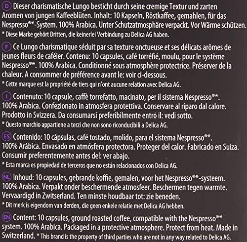 Café Royal Lungo Classico 50 Nespresso®* kompatible Kapseln (aus Aluminium, Intensität 6/10), 5er Pack (5 x 10… – Bild 6