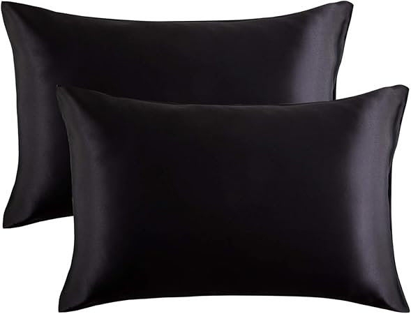 Amazon Com Bedsure Satin Pillowcase For Hair And Skin 2 Pack