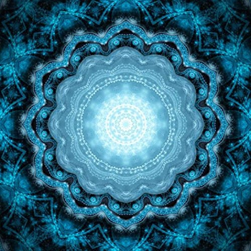5D Diamond Painting Kit Full Drill,Lavany 5D DIY Diamond Paints By Number Kits Embroidery Rhinestone Pasted Wall Decor,Stamped Cross Stitch Kits,Mandala Flower (C)