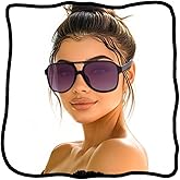 Woeoe Retro Aviator Sunglasses for Women Men Classic Vintage 70s Sun Glasses Aviators