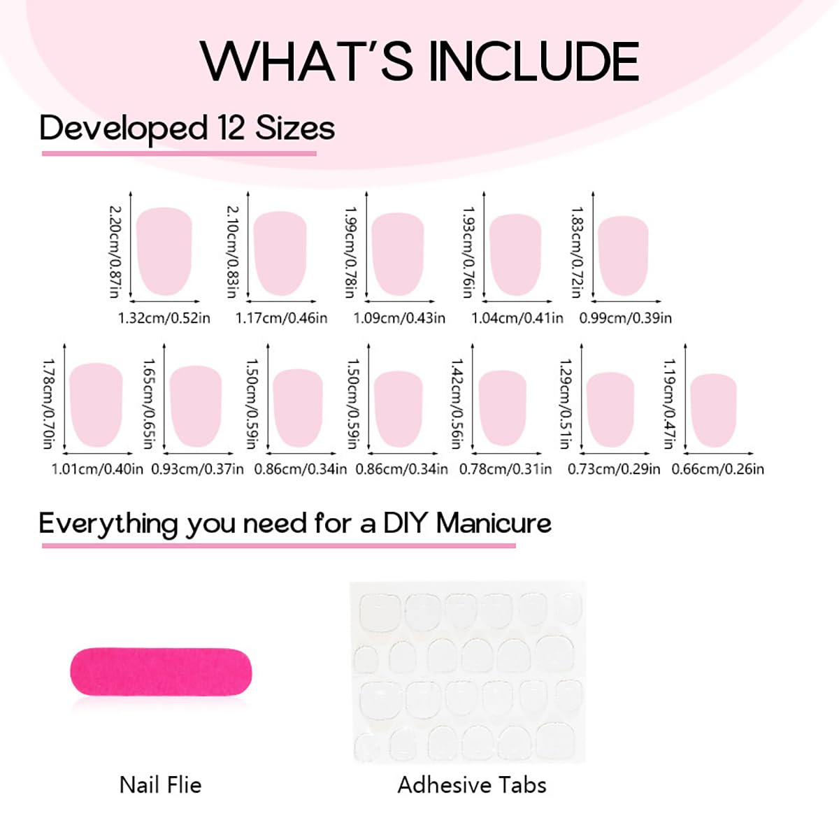 24Pcs Black French Tip Press on Nails Short Almond Shape Fake Nails with Silver Star Rhinestones Design Cute False Nails Nude Pink Full Cover Stick on Nails Glossy Acrylic Glue on Nails for Women Girl - Image 7