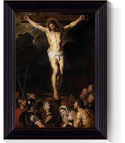 Amazon.com: Crucifixion Corpus Hypercubus Jesus Cross Poster