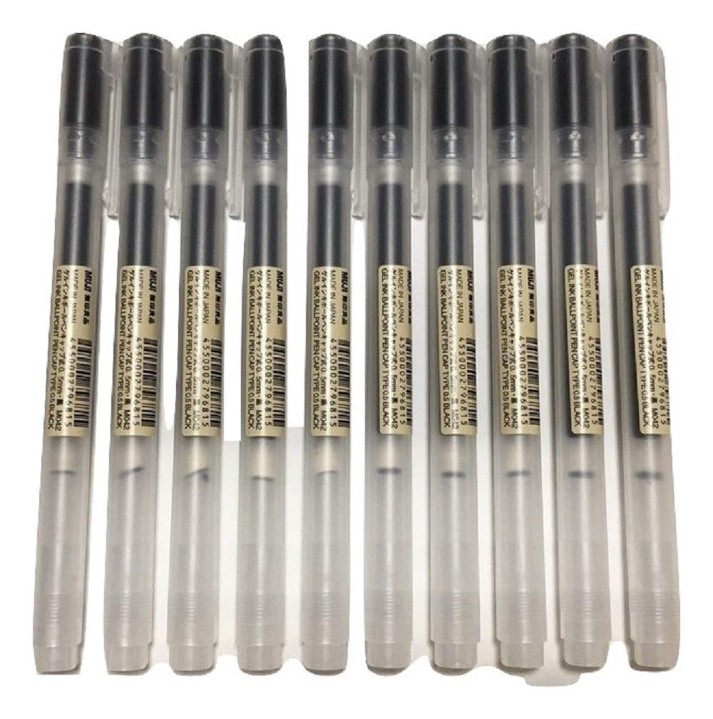 Muji Gel Ink Ball Point Pen 0.5mm Black
