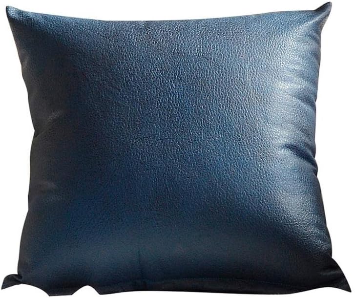 Cushion Imitation Leather Cushion Covers With Invisible