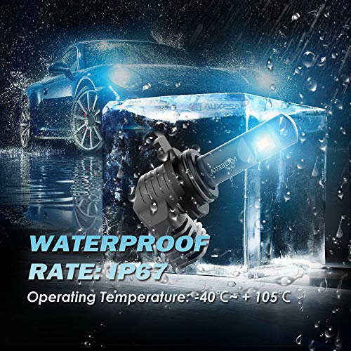 image for Auxbeam 9012 HIR2 7600lm Led Headlight Conversion Kits, Single Beam He