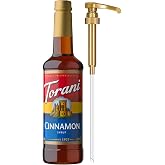 Torani Coffee Syrup, Cinnamon Flavored Syrup for Drinks, Pump Included, 25.4 Fl Oz