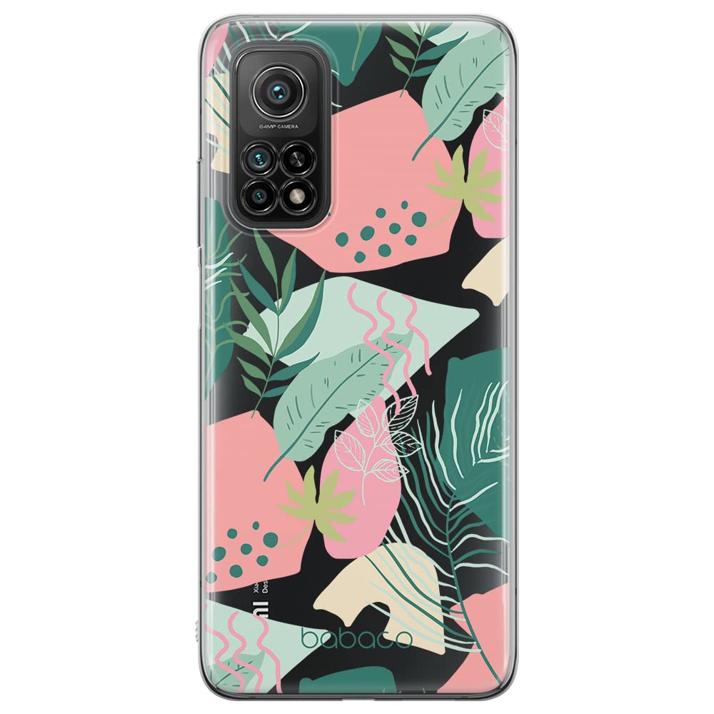 Babaco ERT GROUP mobile phone case for Xiaomi MI 10T 5G / MI 10T PRO 5G original and officially Licensed pattern Plants 010 optimally adapted to the shape of the mobile phone, partially transparent