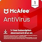 McAfee AntiVirus Protection 2026 Ready | 1 PC (Windows)| Cybersecurity software includes Antivirus Protection, Internet Secur