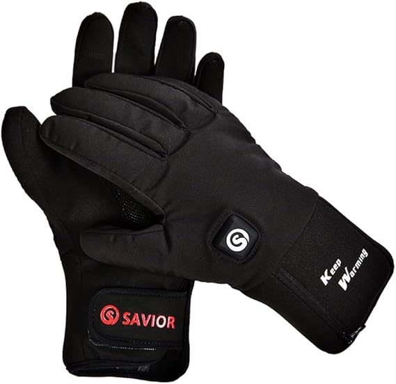 Savior Heated Gloves with Rechargeable Liion Battery Heated for Men