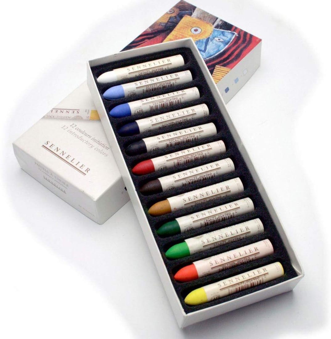 SENNELIER OIL PASTEL Set of 12 Introductory Colours, Assorted, 1 count (Pack of 12) - Image 4