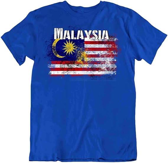 Flag TShirt Malaysia Fashion Country Souvenir Gift Tee Pride Logo
