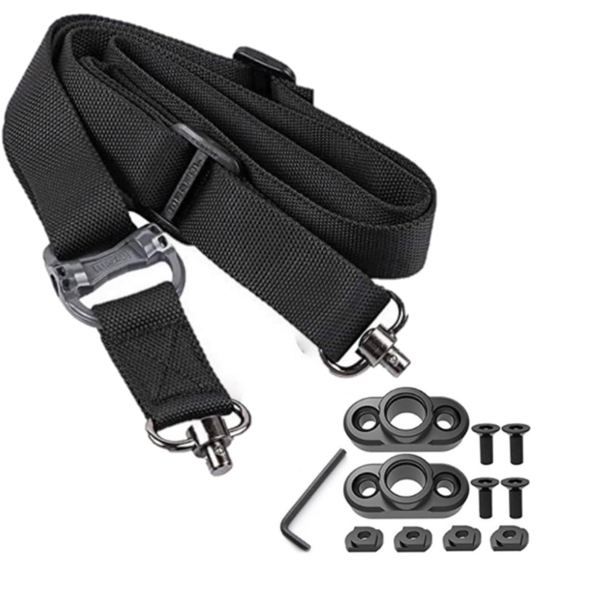 HOUSON 2 point sling, QD Tactical Gun Sling QD rifle sling with QD sling swivel