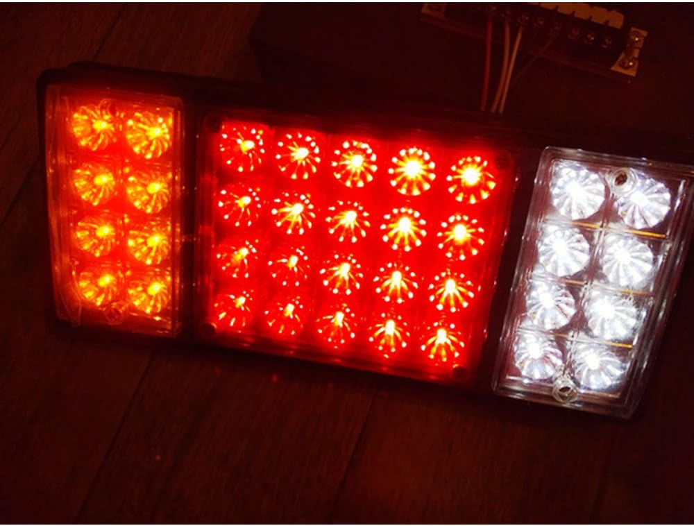 Rayinblue 2PCS 12V 36 LED REAR TAIL STOP INDICATOR LIGHTS LAMP TRUCK TRAILER LORRY CARAVAN - Image 3
