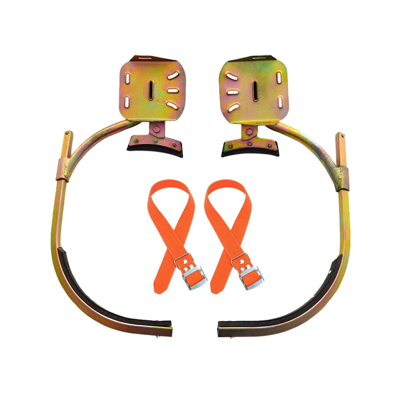 Photo 1 of Naroote Tree Climbing Spikes, High Strength and Anti Slip Concrete Pole Climbing Shoes Tree Climbing Gear with Adjustable Shoe Strap for Tree Work and Electrical Systems