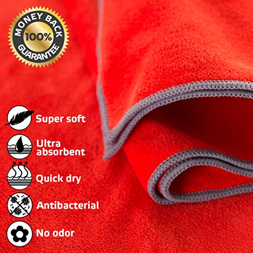 image for Sport2People Super Microfiber Sports and Non Slip Hot Yoga Mat Towel -