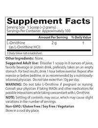 Doctor 's Best puro L-Ornithine en polvo, 7.1 ounce