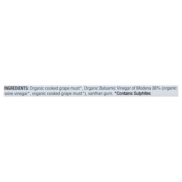 FILIPPO BERIO ORGANIC GLAZE WITH BALSAMIC VINEGAR OF MODENA 8.4 FL OZ, GLUTEN FREE, LACTOSE FREE, NON-GMO