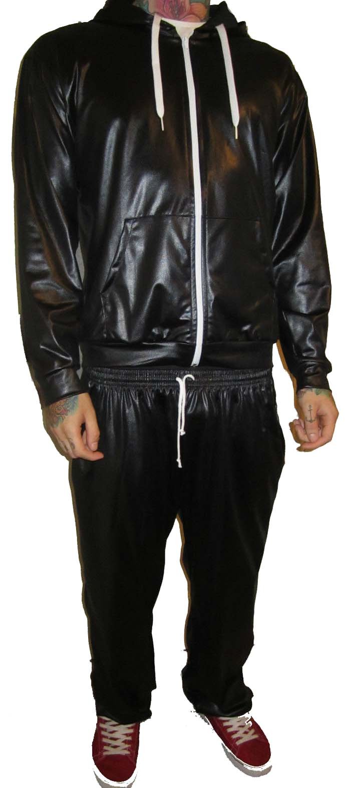 wet look tracksuit