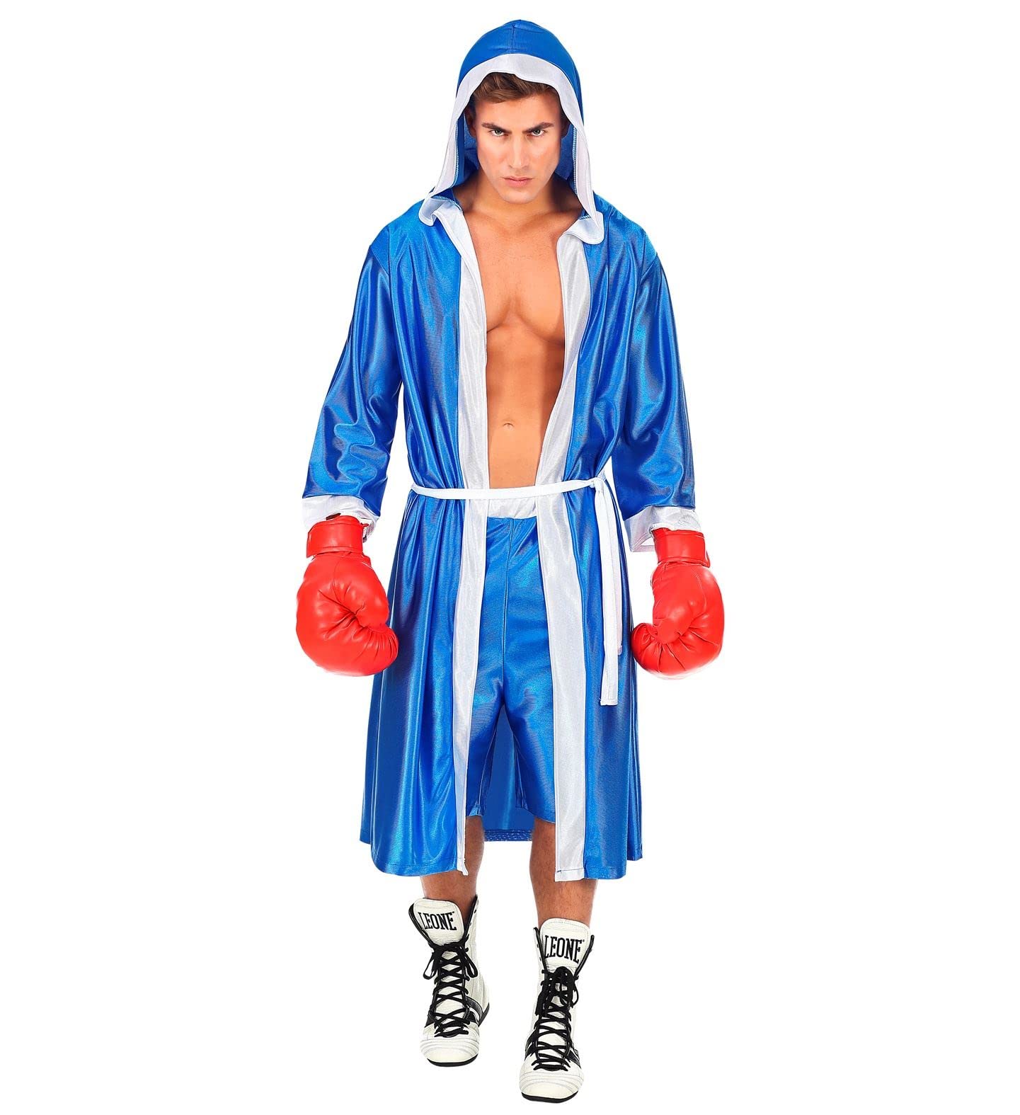 W WIDMANN MILANO Party Fashion - Boxer Costume for Men, Ring, Fight, Sports, Carnival, Theme Parties