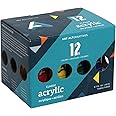 Art Alternatives Studio Acrylic, 12 Color Set