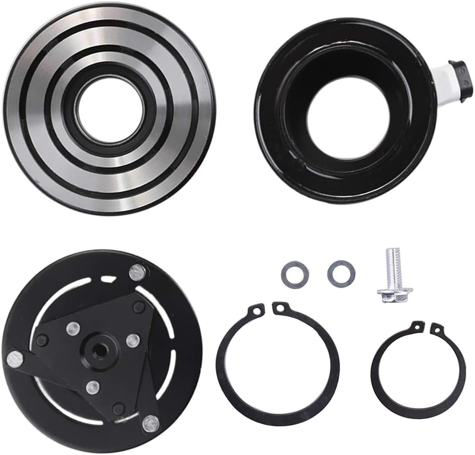 15-4982 22692378 AC Compressor Clutch Assy for Chevy Impala Malibu Pontiac G6 Saturn Aura GM Vehicles Air Conditioning Repair Kit Plate Pulley Bearing Coil