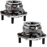 AUQDD 513364 x2 Front Wheel Hub and Bearing Assembly Compatible with 2015-2018 Ch-Evy City Express /2013-2019 Nisan NV200 Sentra
