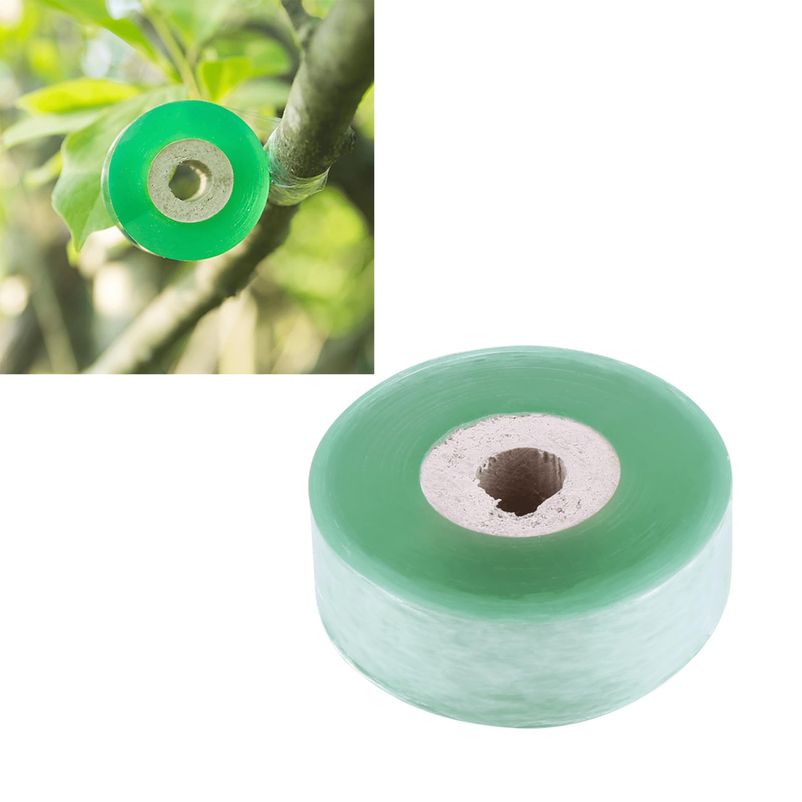 Tissting Grafting Tape, Stretchable Self-Adhesive Plant Protection Film Roll for Garden and Farm Use, Ideal for Plant Repair and Budding with Light Transmittance for Healthy Growth