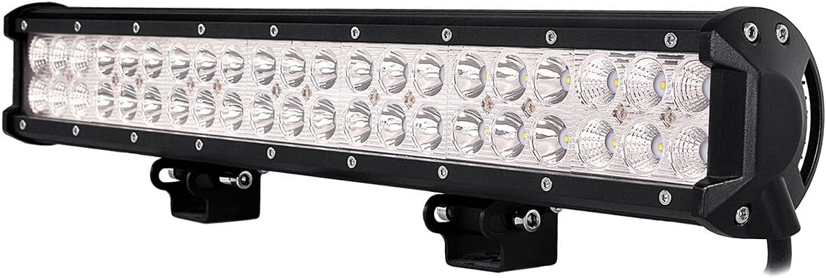 ATNEC Led Light Bar 20" 126W Led Light Bar Flood Spot Combo Waterproof Driving Lights Off Road Lights for SUV UTE Truck ATV UTV
