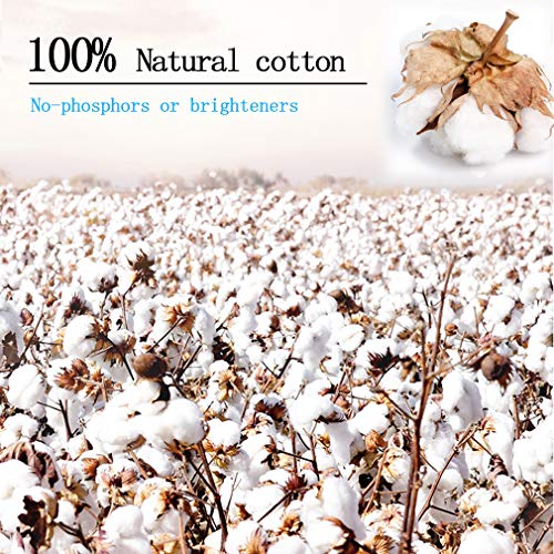image for Subekyu Cotton Swab Black and White 400ct, Organic Cotton Buds With Sp
