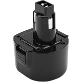 Hanaix 3.5Ah 9.6V Ni-MH Battery for Dewalt DW9062 DW9061 DE9036 DE9061 | DE9062 DW9614 DW050 DW902 DW926 DW926K-2 DW952 DW955 DW967K DC750KA DW955K-2 DW050K