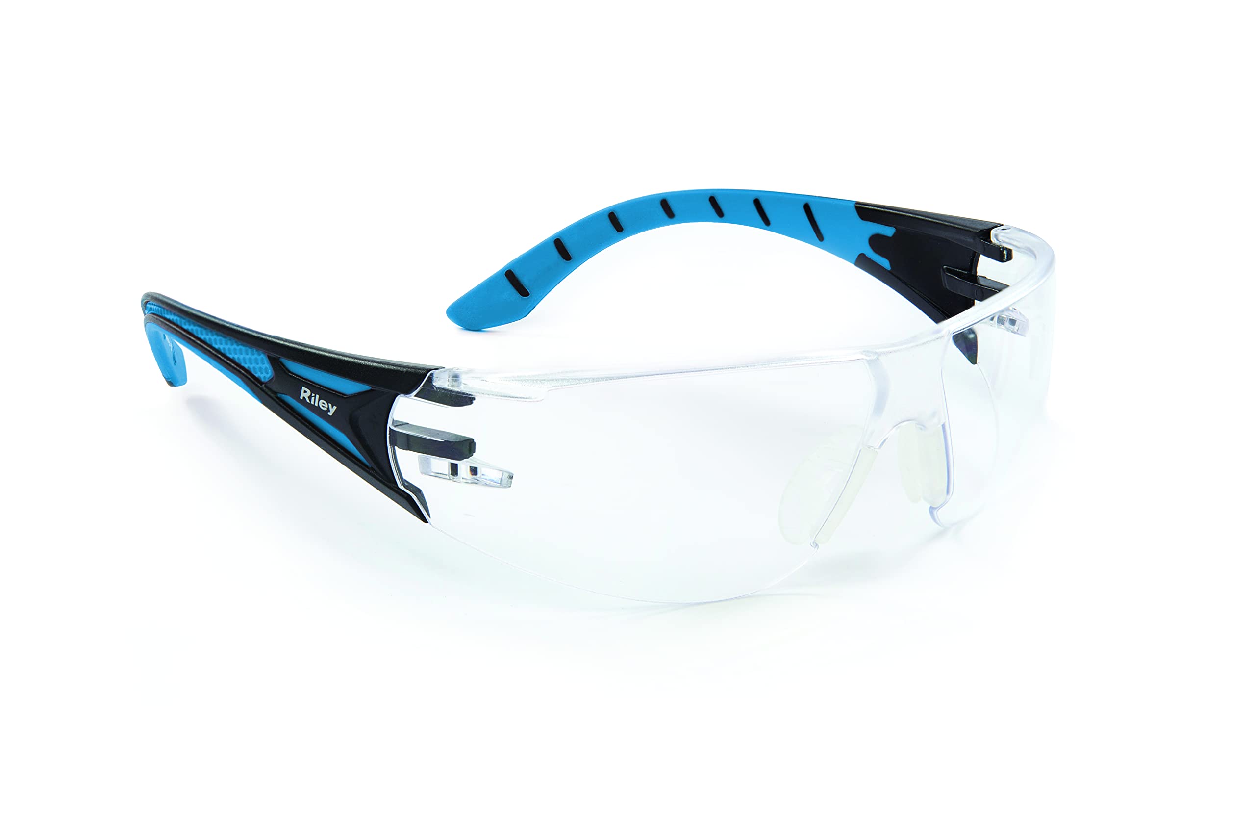 Riley Stream Safety Glasses for Work - Protective Glasses for DYI, Gardening, Laboratory, Cycling – Antifog, Anti Scratch Coating, Lightweight