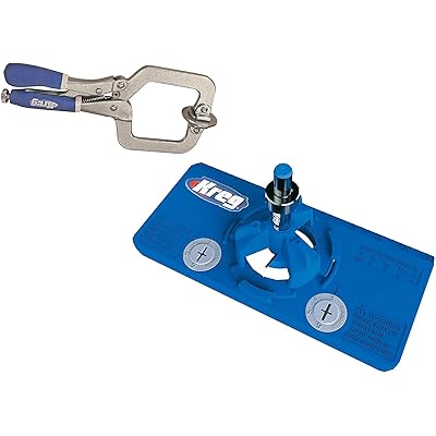 New Kreg Tool Company - Kreg KHI-Hinge Concealed Hinge Jig and Kreg KHC-Premium Face Clamp