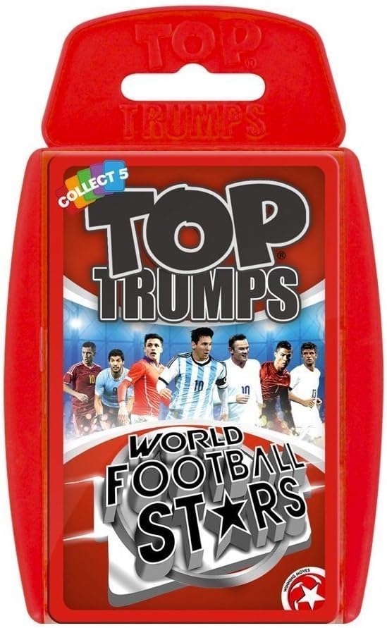 US Games Systems 1x Top Trumps - World Football Stars (Red 2016 Version)