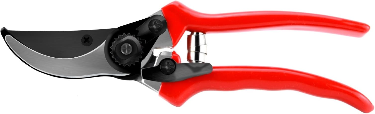 ArtMuseKits QV8 Single Hand Q Series V8 Professional Pruner, 1-Inch Cut, 8-Inch Long